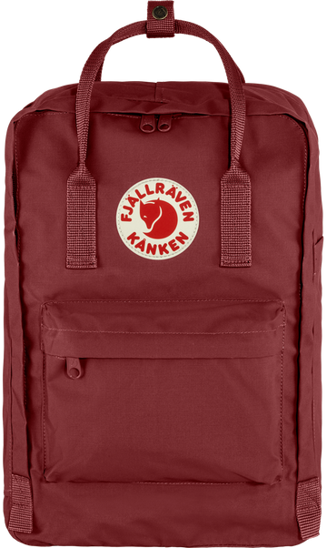 ox red fjallraven kanken laptop backpack for 15" laptop